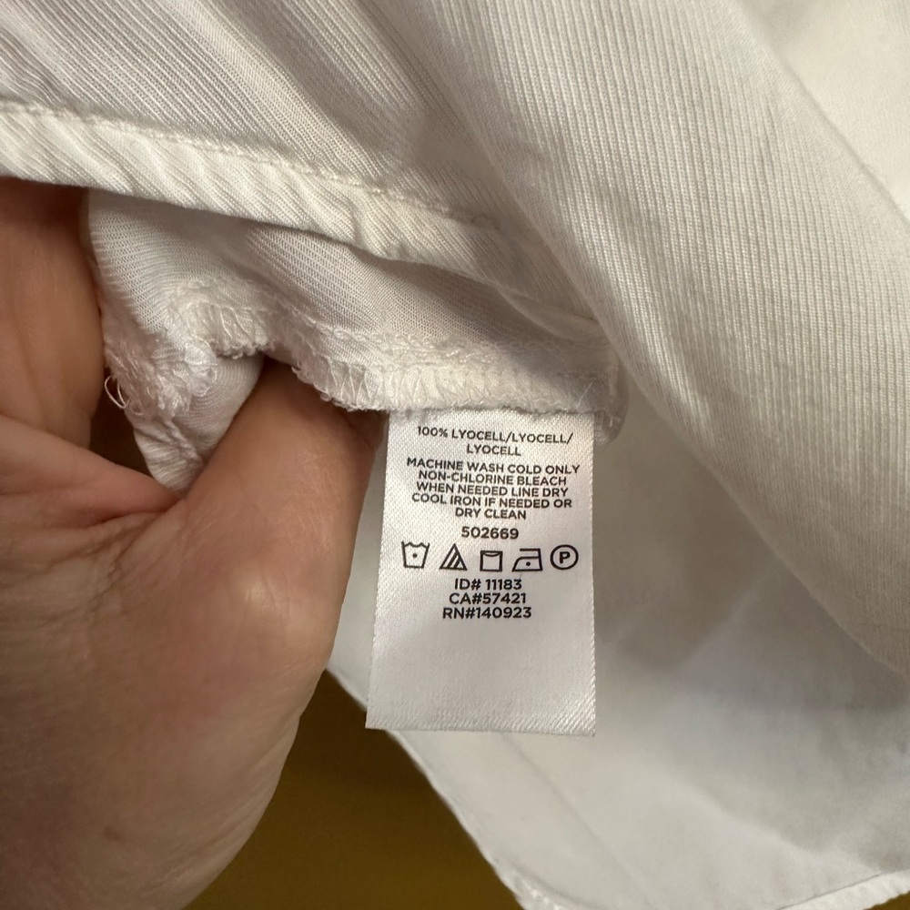 LOFT White Collared Shirt Lou & Grey - Picture 11 of 11